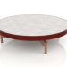 modèle 3D Table basse ronde Ø90x22 (Vin rouge, DEKTON Kreta) - preview