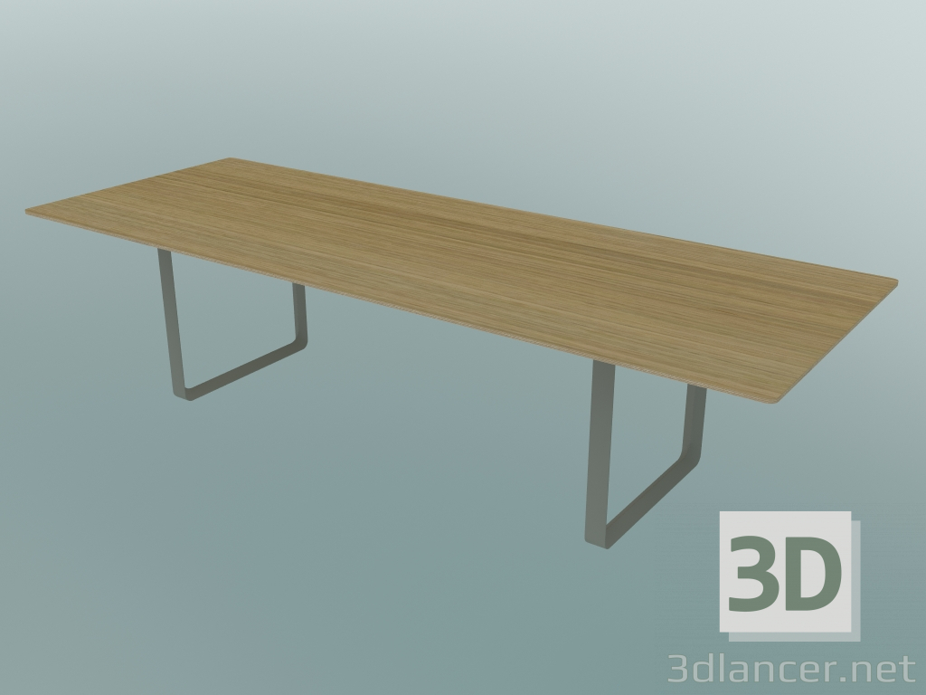 3d модель Стіл 70/70, 295x108cm (Oak, Grey) – превью