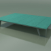 modèle 3D Table basse d'extérieur InOut (955, ALLU-SA, lattes en pierre de lave émaillée turquoise) - preview