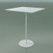 3d model Square table 0685 (H 105 - 80x80 cm, M02, V12) - preview