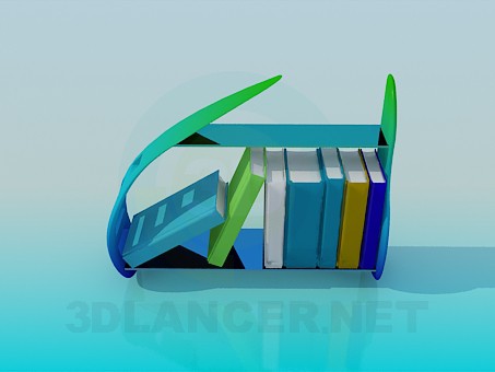 Modelo 3d A base para a literatura - preview