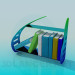 Modelo 3d A base para a literatura - preview