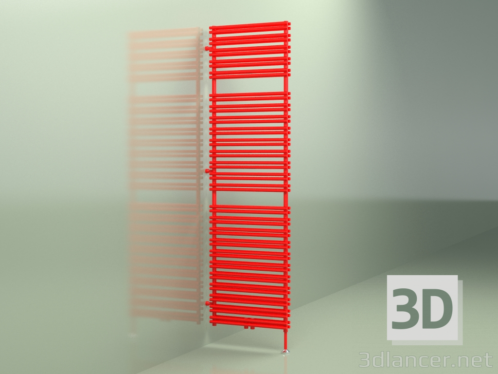 3d model Heated towel rail - Mauritius (MAU 22 06, RAL - 3026) - preview