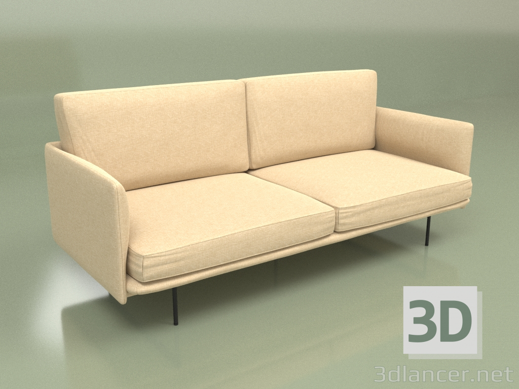 3d model Sofá Bebe (beige) - vista previa