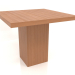 modèle 3D Table à manger DT 10 (900x900x750, bois rouge) - preview