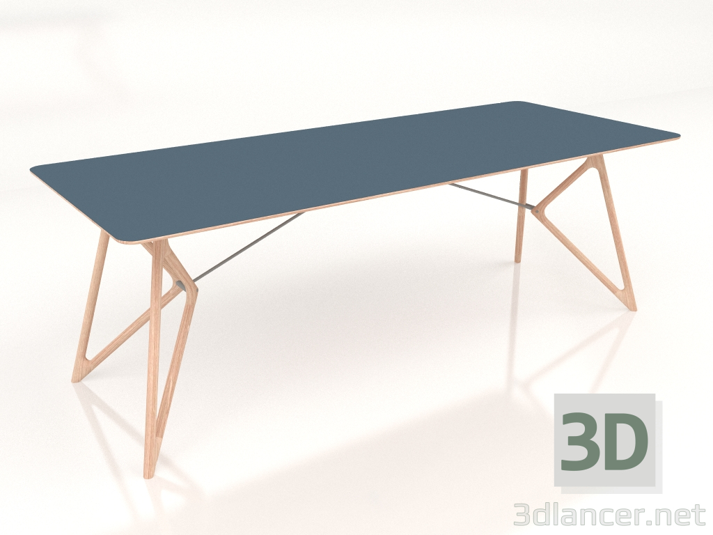 3d model Dining table Tink 220 (Smokey blue) - preview