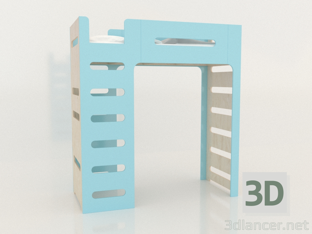 3D Modell Hochbett MOVE GL (FBMGL0) - Vorschau