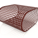 3d model Coffee table (Wine red) - preview