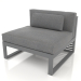 3d model Modular sofa, section 3 (Anthracite) - preview