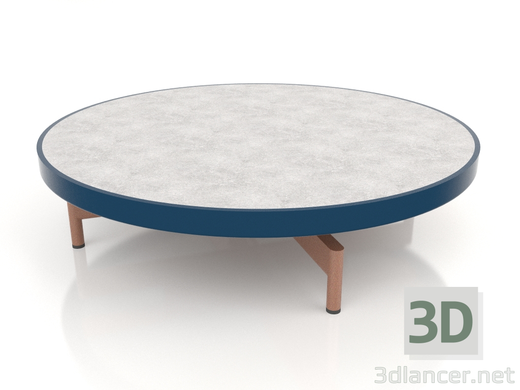 3d модель Стіл журнальний круглий Ø90x22 (Grey blue, DEKTON Kreta) – превью