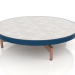 modèle 3D Table basse ronde Ø90x22 (Gris bleu, DEKTON Kreta) - preview