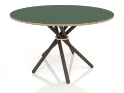 Mesa de jantar Hector 120 (Linóleo Escuro VERDE)