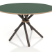 3d model Dining table Hector 120 (Dark Linoleum GREEN) - preview