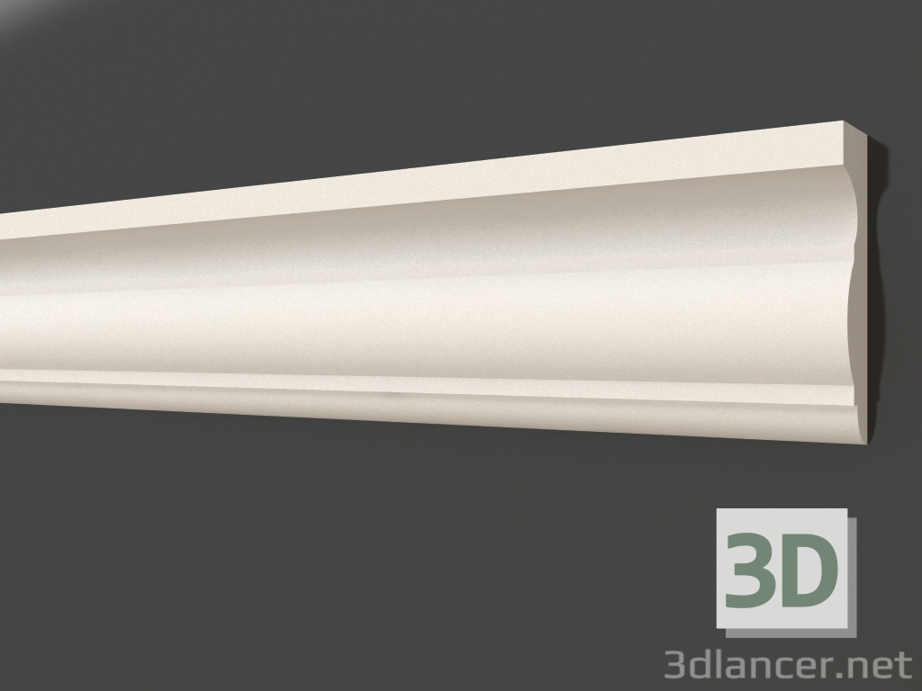 3d model Plaster molding LG 030 (60x17) - preview