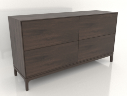 Cômoda FARGO 1500x450x800 mm (carvalho escuro)