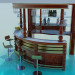 Modelo 3d Bar - preview