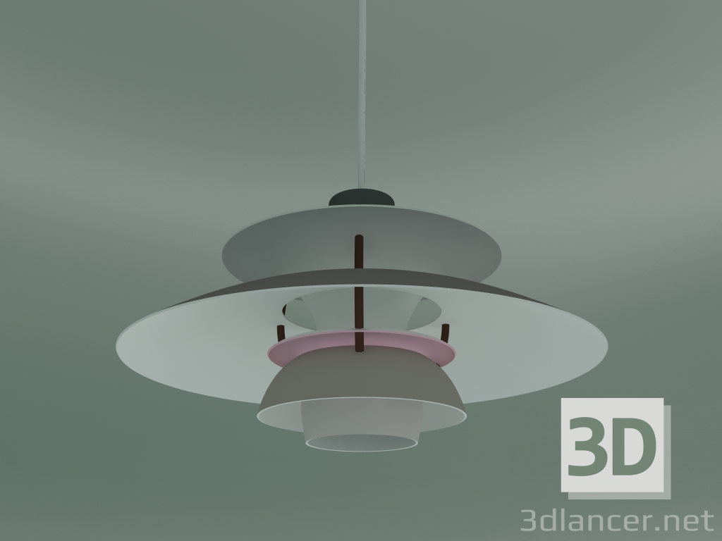 Modelo 3d Pendente PH 5 MINI (E14, HUES OF GREY) - preview