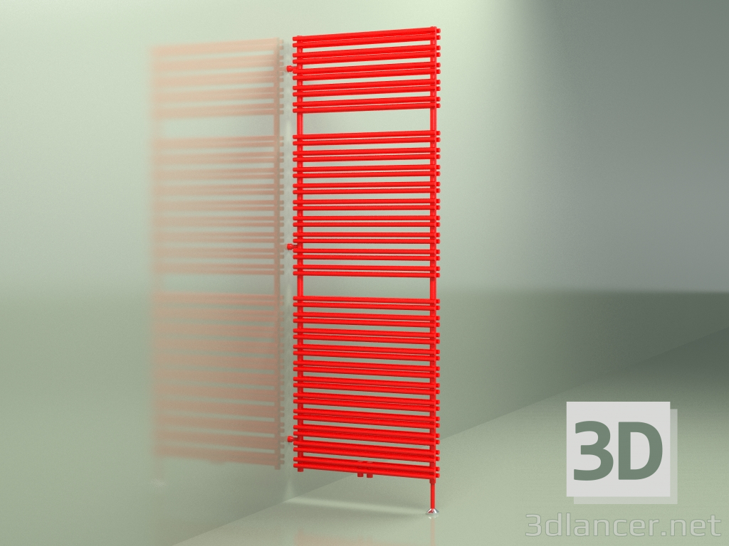 3d model Heated towel rail - Mauritius (MAU 22 07, RAL - 3026) - preview