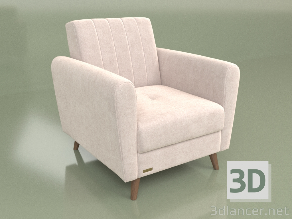 3d model Oslo armchair - preview