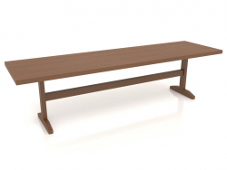 Banc VK 12 (1600x450x420, bois brun clair)