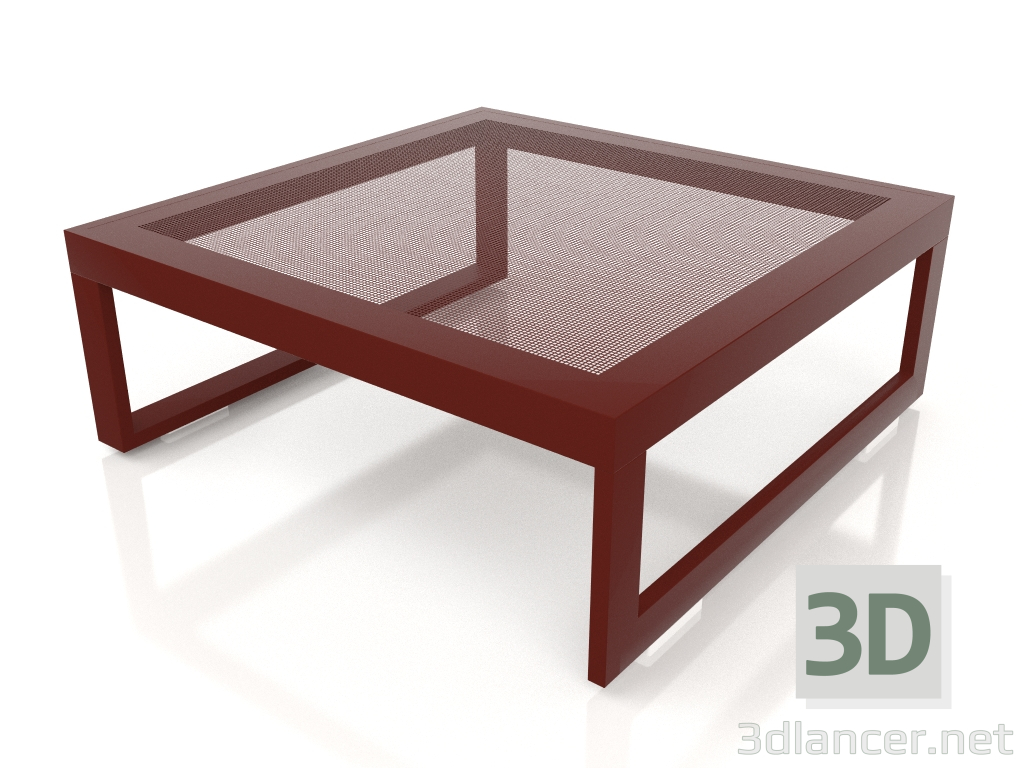 Modelo 3d Mesa lateral (vinho tinto) - preview