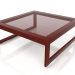 Modelo 3d Mesa lateral (vinho tinto) - preview