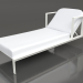 Modelo 3d Chaise longue com encosto de cabeça elevado (cinza ágata) - preview