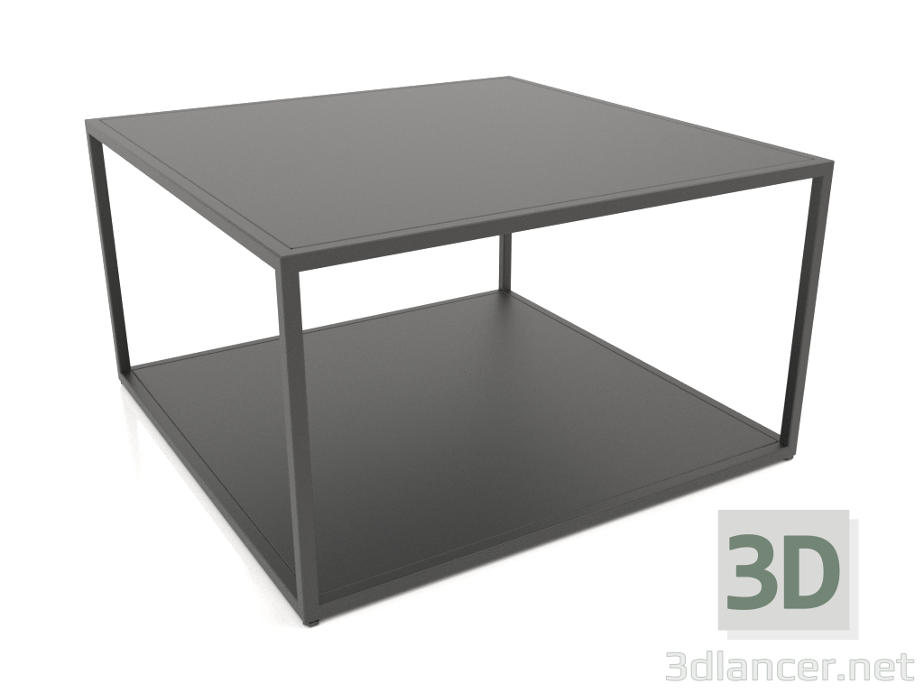 3D modeli İki katlı kare orta sehpa (METAL, 80X80X50) - önizleme