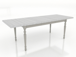 Tavolo da pranzo 2100x800 mm (allungabile, RAL 7044, bianco RAL 9010)