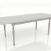 modello 3D Tavolo da pranzo 2100x800 mm (allungabile, RAL 7044, bianco RAL 9010) - anteprima