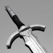 Espada larga "Justos" 3D modelo Compro - render