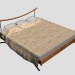 3D Modell Bett - Vorschau