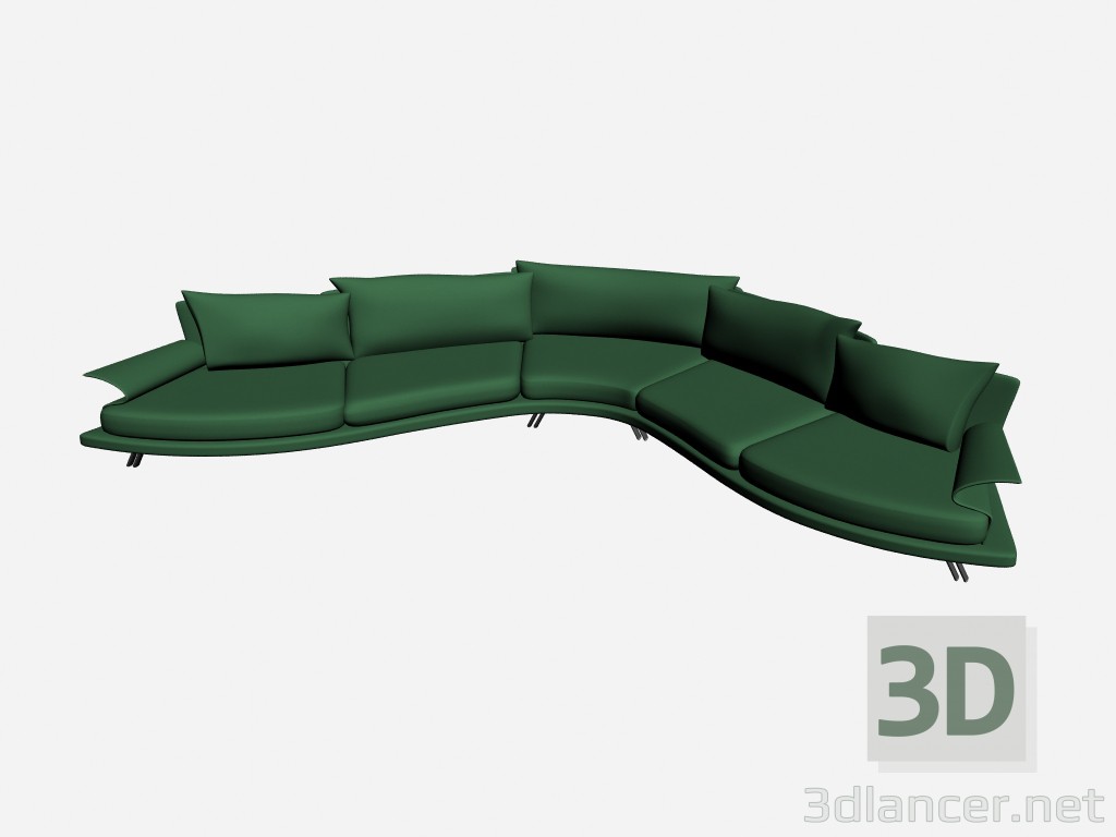 3d model Sofa Super roy esecuzione speciale 11 - preview