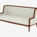 3d model Leather classic sofa (art. JSL 3711b) - preview