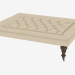 3d model Ottoman BRUGGEN TUFTED OTTOMAN (7801.0001.A015-A) - preview