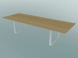 Table 70/70, 295x108cm (Oak, White)