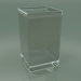 3d model Glass vase (H 35cm, 20x20cm) - preview