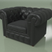 3d model Armchair Oxford - preview