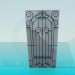 3d model Forged door - preview