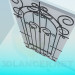 3d model Forged door - preview