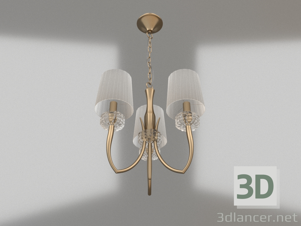 modello 3D Lampadario a sospensione (4733) - anteprima