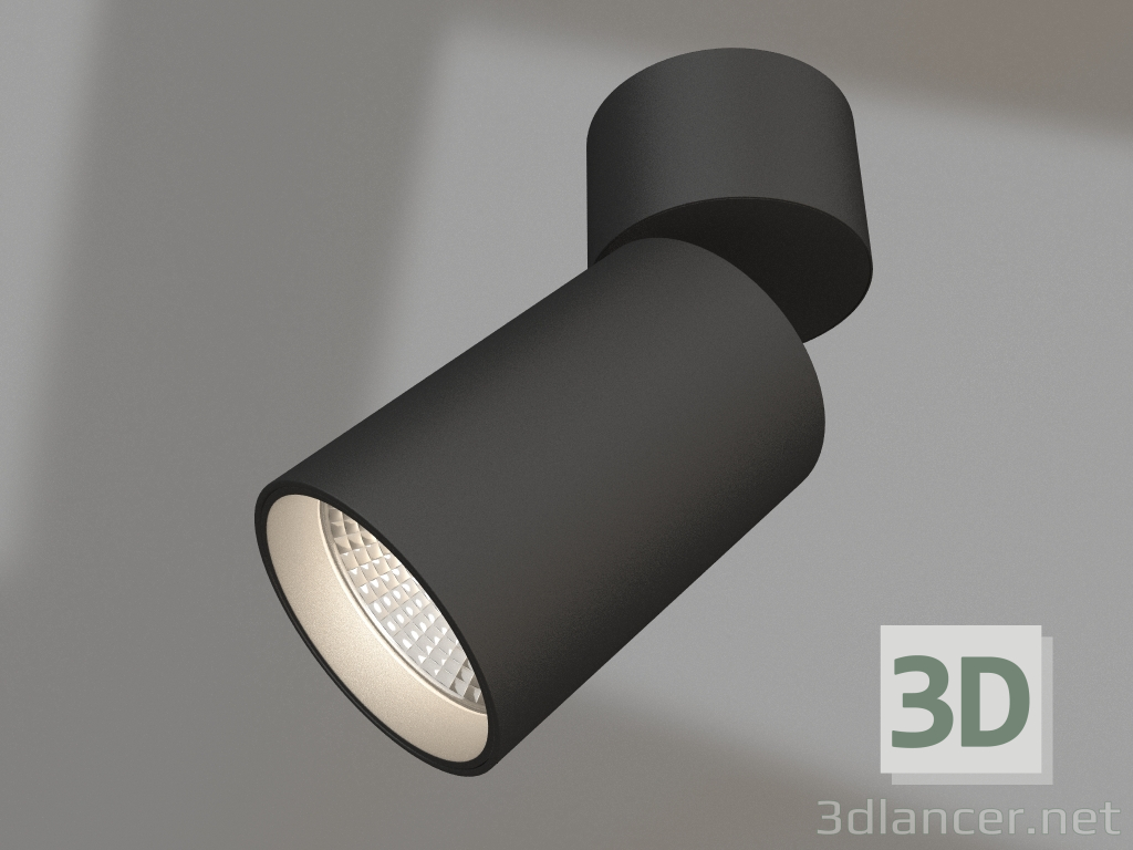 3d model Lamp SP-POLO-SURFACE-FLAP-R85-15W Warm3000 (BK-BK, 40 °) - preview