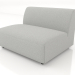 3d model Sofa module 1 seater (L) 103x90 - preview