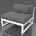 3D Modell Modulares Sofa, Abschnitt 3 (Weiß) - Vorschau