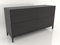 Cassettiera FARGO 1500x450x800 mm (rovere nero)