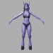 3d model Wow draenei - vista previa