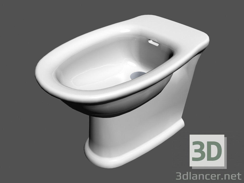 modello 3D Piano bidet l battente b1 833401 - anteprima