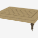 3d модель Отоманка BRUGGEN TUFTED OTTOMAN (7801.0001.H) – превью