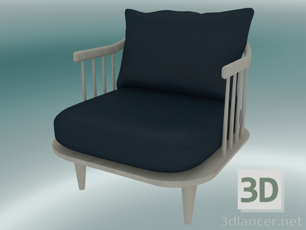 modello 3D Poltrona Fly (SC10, 70х73 Н 70 cm, rovere oliato bianco con Harald 2 182) - anteprima