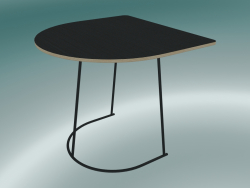 Mesa de centro Airy (Half size, Black)